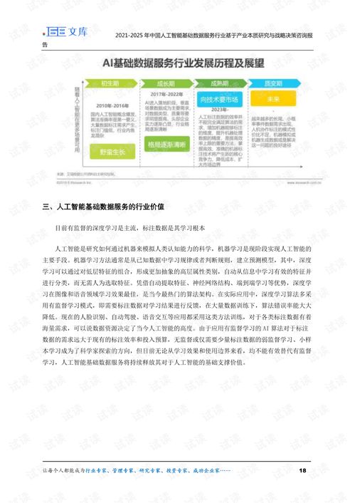 智能賦能，數據先行——2021-2025年中國人工智能基礎數據服務與行業應用集成發展洞察